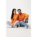 Iqoniq Etosha Lightweight Sweater aus recycelter Baumwolle, orange, XXL