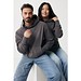 Iqoniq Yoho Relax-Hoodie aus recycelter Baumwolle, anthrazit, L