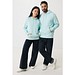 Iqoniq Rila Lightweight Hoodie aus recycelter Baumwolle, crushed mint, M
