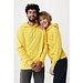 Iqoniq Rila Lightweight Hoodie aus recycelter Baumwolle, gelb, M