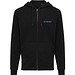 Iqoniq Abisko Zip-Kapuzenpullover aus recycelter Baumwolle, schwarz, XXS