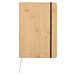 A5 Notizbuch in Holzoptik , beige