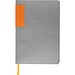 A5 Notizbuch mit farbigem Schnitt EVAN, orange