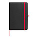 A5 Notizbuch mit farbiger Gravur , rot