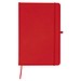 A5 Notizbuch mit linierten Seiten, rot