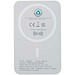 Acrab 15 W 10.000 mAh magnetische kabellose Powerbank mit 20 W PD aus recyceltem Kunststoff, weiss