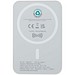 Acrab 15 W 5.000 mAh magnetische kabellose Powerbank mit 20 W PD aus recyceltem Kunststoff, weiss