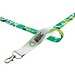 Addie Sublimation Lanyard mit Sicherheitsverschluss aus recyceltem PET Kunststoff, weiss, 25mm