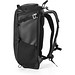 ALASCA. Wanderrucksack mit wasserdichter Beschichtung, Schwarz