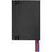 Alder A5 Hardcover Notizbuch, schwarz