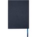 Alejandra A5 Hardcover Notizbuch aus recyceltem Leder, Ozeanblau