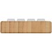 Algol Smartphonehalterung  aus recyceltem Kunststoff mit Fidget-Toy mit Bambusdetails, holz
