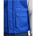 Almanzor Vielseitige Thermo Arbeitsweste mit hohem Kragen, royalblau, L