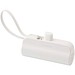Alnair 10 W 5000 mAh Typ C Powerbank aus recyceltem Kunststoff mit integriertem Klappständer und 2 in 1 Kabel, weiss