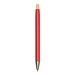 Aluminium-Kugelschreiber BAMBOO PUSHER,rot