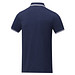 Amarago Polo mit abgesetztem Rand für Herren, navy, XL