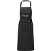 Andrea 240 g/m² Schürze mit verstellbarem Nackenband, schwarz