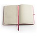 ANNE. A5 Notizbuch aus recyceltem Polyester (100% rPET) mit linierten Seiten, Rosa