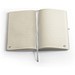 ANNE SUB. A5 Notizbuch aus recyceltem 300D-Polyester (100% rPET), ideal für die Sublimationspersonalisierung, Weiß