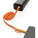 Arc ultradünnes 60W 2-in-1 Magnetkabel, orange