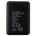 Asama 5000 mAh Typ-C Powerbank aus recyceltem Kunststoff, schwarz
