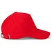 ASHTON. Kappe aus 100% Baumwolle (260gsm) mit 5 Segmenten, Rot