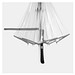 Automatischer Windproof-Stockschirm VIP,, transparent, weiß