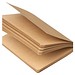B7 Notizbuch aus recyceltem Papier, beige
