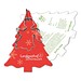 Backförmchen mit Rezeptblock, Tannenbaum, Engel, 1-seit. Druck