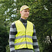 Baseball-Cap Chigaco aus Polyester, gelb