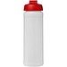 Baseline® Plus 750 ml Flasche mit Klappdeckel, transparent/rot