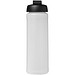 Baseline® Plus 750 ml Flasche mit Klappdeckel, transparent/schwarz