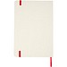 Bass A5 recyceltes Notizbuch, liniert, rot