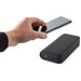 BECKER 20. 20'000 mAh Powerbank aus recyceltem ABS (100% rABS) mit 15W superschnellem kabellosem Ladegerät, Schwarz