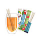 Bio Tee-Stick - Früchte, inkl. Druck