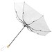 Birgit 21'' faltbarer winddichter Regenschirm aus recyceltem PET, weiss