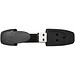 Bracelet USB-Stick, schwarz, 2GB