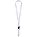 Bucks Sublimation Lanyard mit Schnappverschluss, schwarz, 20mm