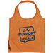 Bungalow faltbare Polyester Tragetasche, orange