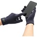 BURROW. Handschuhe aus recyceltem Polyester (100% rPET), mit Tastspitzen, Dunkelblau