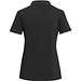 Calgary Poloshirt für Damen im Washed Look, 200 g/m2, schwarz, XXL