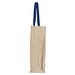 Canvas Shopper mit langen Henkeln, blau