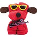 Cartoon Handtuch FLAVIO, rot