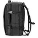 DALLAS. Hochverdichteter Reiserucksack aus recyceltem 600D-Polyester für 17.3"-Laptop, Schwarz