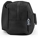 DELFOS POUCH. Gürteltasche aus 300D recyceltem Polyester und 600D recyceltem Polyester mit reflektierenden Elementen, Schwarz