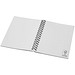 Desk-Mate® A6 farbiges recyceltes Notizbuch mit Spiralbindung, elfenbeinweiß