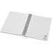 Desk-Mate® A6 farbiges recyceltes Notizbuch mit Spiralbindung, rot