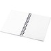 Desk-Mate® A6 Notizbuch mit Kunststoff Cover und Spiralbindung, weiß/schwarz, 50 pages