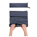 Dillon AWARE™ RPET faltbarer Lightweight-Rucksack, navy blau