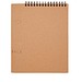 Doodle A5 Softcover Spiralnotizbuch mit Farbstiftset, natur